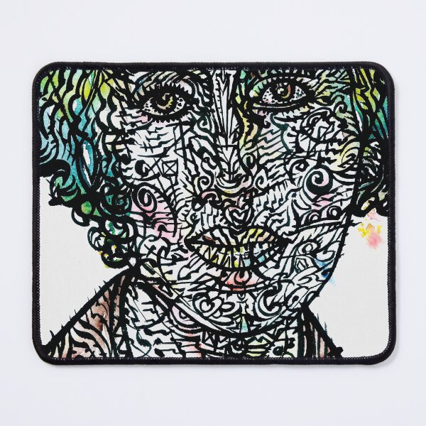 Item preview, VIRGINIA WOOLF watercolor and ink portrait .2 designed and sold by lautir.
