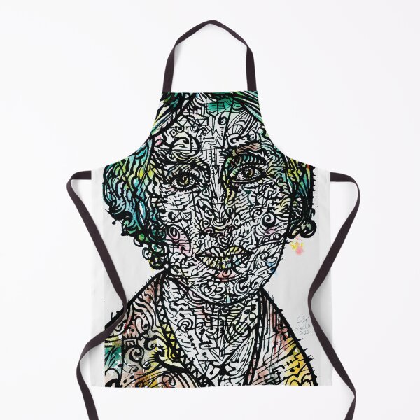 Item preview, VIRGINIA WOOLF watercolor and ink portrait .2 designed and sold by lautir.