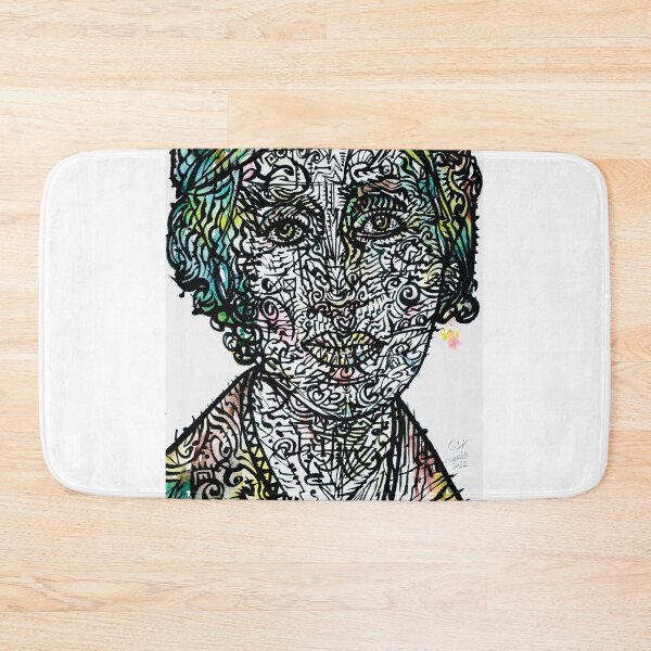 Item preview, VIRGINIA WOOLF watercolor and ink portrait .2 designed and sold by lautir.