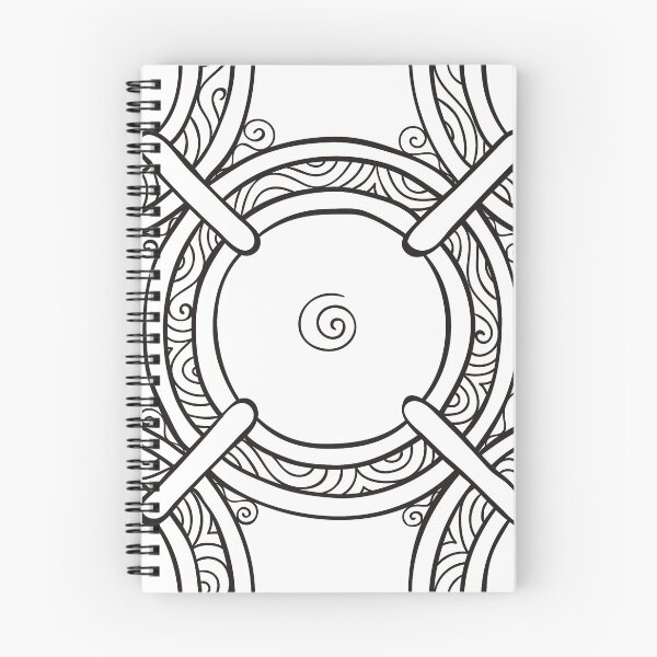 Item preview, Abstract circle pattern black and white  designed and sold by MagicStrawberry.
