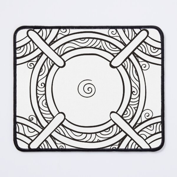 Item preview, Abstract circle pattern black and white  designed and sold by MagicStrawberry.