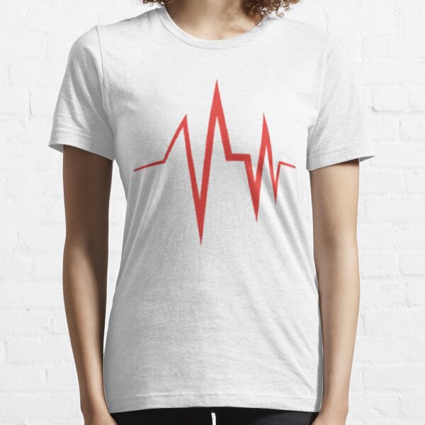 Pittsburgh Steelers T-shirt Graphic Heart ECG Line V32 - Tana Elegant