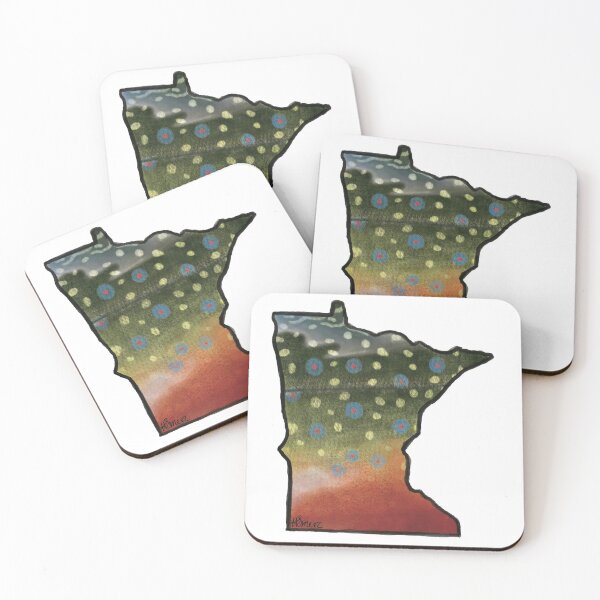 Item preview, Brooke trout scale design sticker designed and sold by Heidi Smerz.