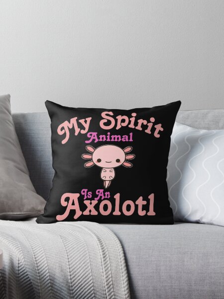 Vista previa del artículo con la obra «Mi espíritu animal es un ajolote», diseñado y vendido por Maculele.