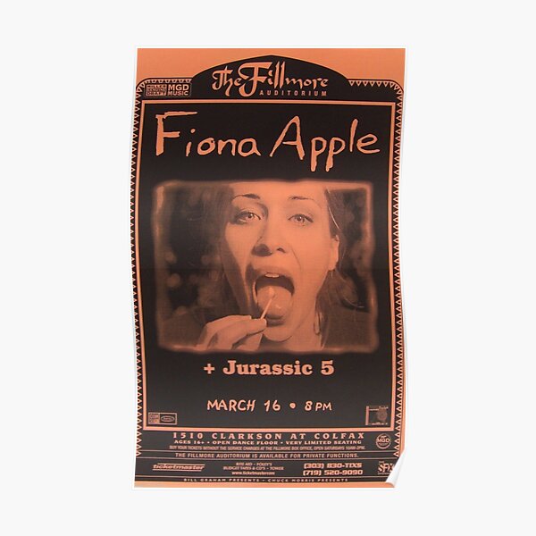 fiona apple concert poster Poster