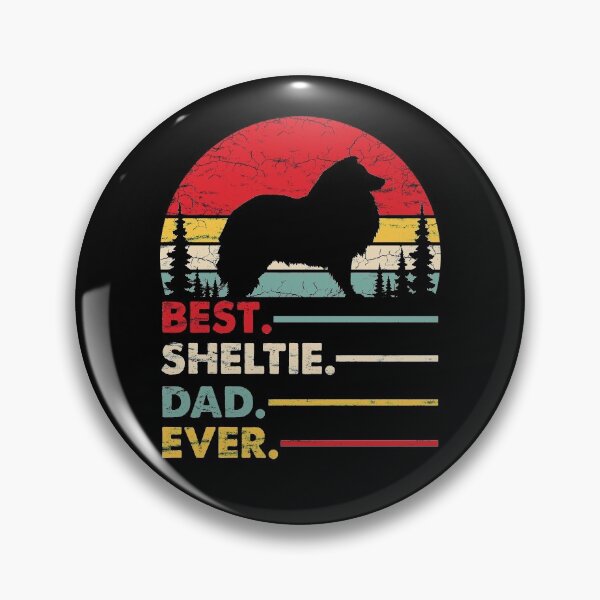 Item preview, Vintage Best Shetland sheepdog Sheltie Dad Ever designed and sold by rafaeltto.