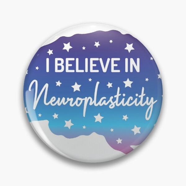 Item preview, I Believe in Neuroplasticity | White | Blue Pink Gradient designed and sold by Wintre2.