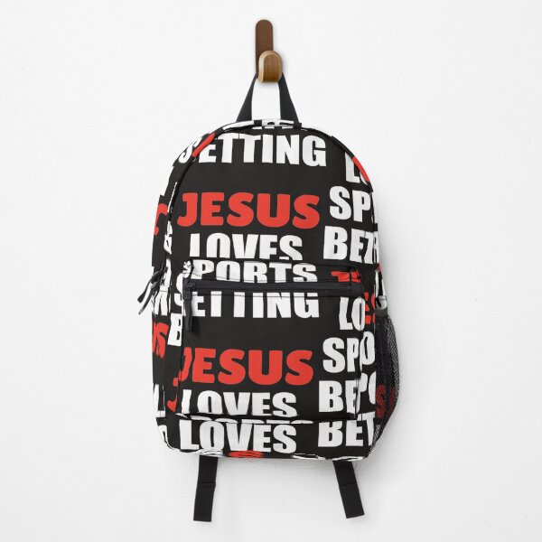 Item preview, SPORTS BETTING GAMBLING Jesus Loves Sports Betting designed and sold by Paintings79.