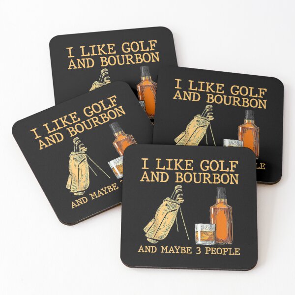 Item preview, I Like Golf And Bourbon And Maybe 3 People designed and sold by larryscott84.