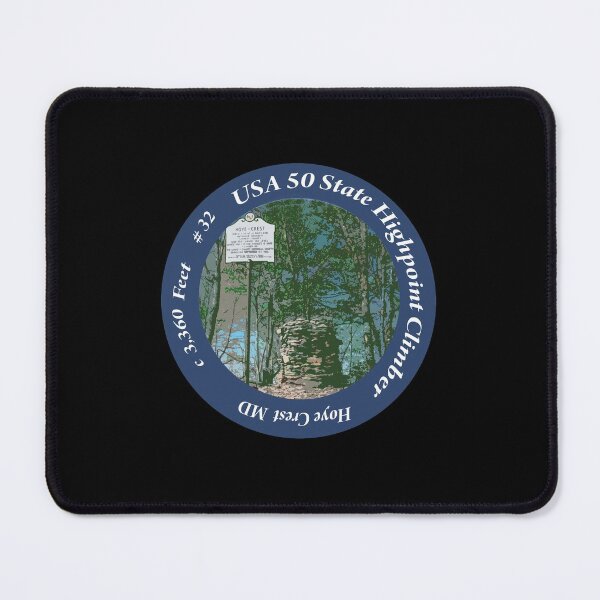 Item preview, Hoye Crest MD 32 of 50 States Highpoint Climbers  designed and sold by janraydesigns.