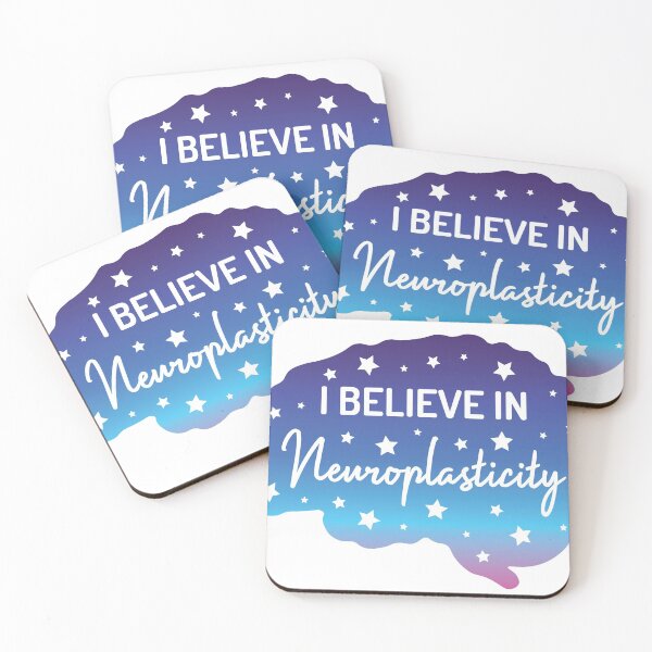 Item preview, I Believe in Neuroplasticity | White | Blue Pink Gradient designed and sold by Wintre2.