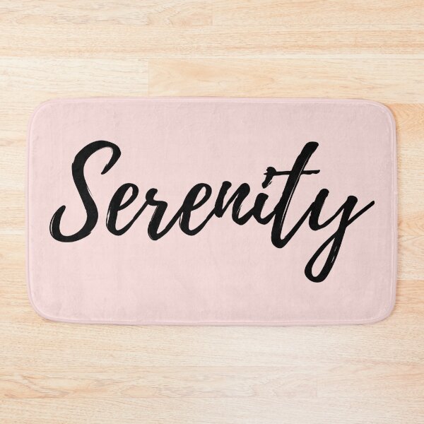 Item preview, Serenity - Word with Pink Background designed and sold by ActionFocus.