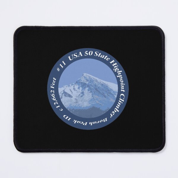 Item preview, Borah Peak ID 11 of 50 States Highpoint Climbers  designed and sold by janraydesigns.