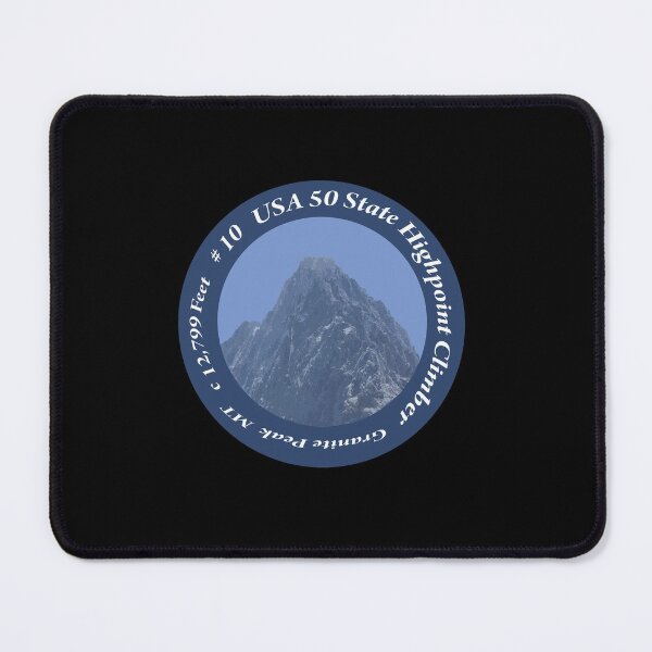 Item preview, Granite Peak MT 10 of 50 States Highpoint Climbers designed and sold by janraydesigns.