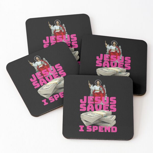 Item preview, Jesus saves I spend - Jesus lover - Jesus christ designed and sold by crazycollective.