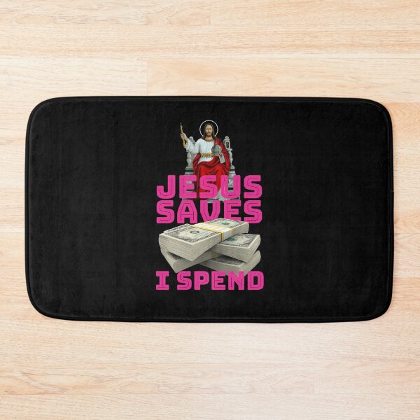 Item preview, Jesus saves I spend - Jesus lover - Jesus christ designed and sold by crazycollective.