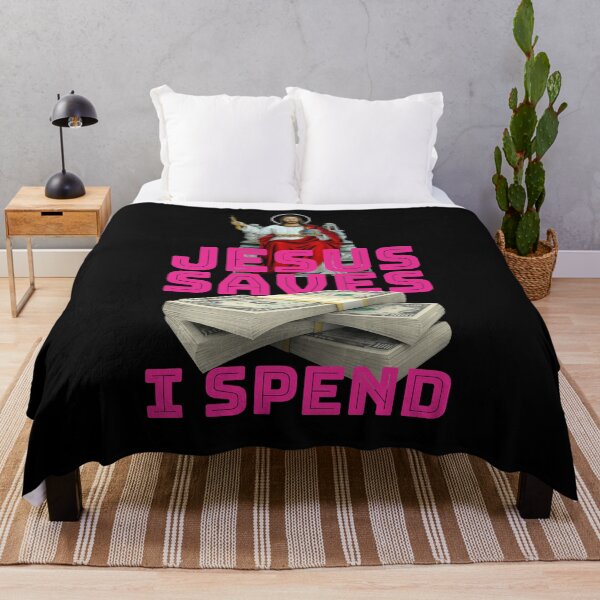 Item preview, Jesus saves I spend - Jesus lover - Jesus christ designed and sold by crazycollective.