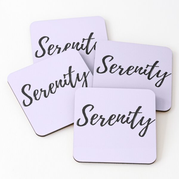 Item preview, Serenity - Word with Purple Background designed and sold by ActionFocus.
