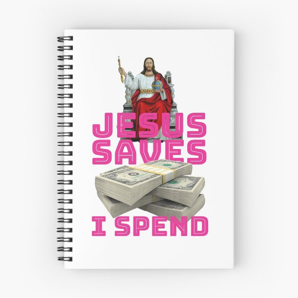 Item preview, Jesus saves I spend - Jesus lover - Jesus christ designed and sold by crazycollective.