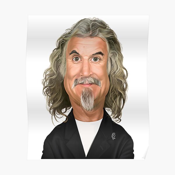 “Billy Connolly " Poster for Sale by WoodArkCo | Redbubble