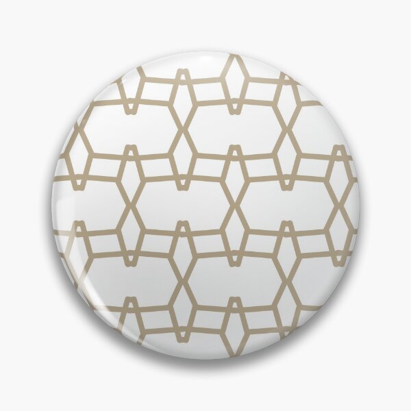 Item preview, Tan and White Tessellation Line Pattern 9 Pairs DE 2022 Trending Color Bamboo Screen DE6193 designed and sold by ColorOfTheYears.