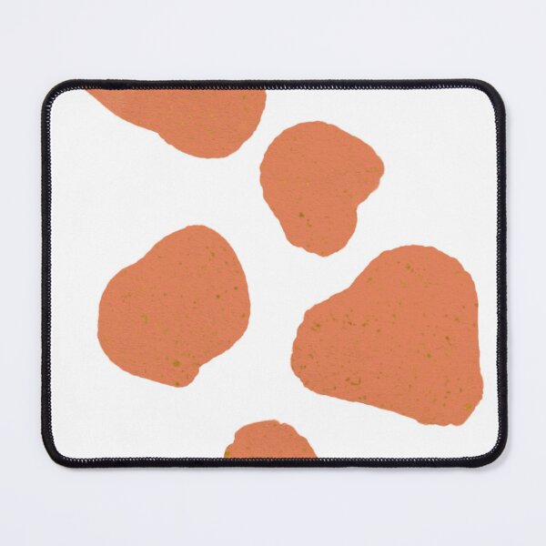 Item preview, Boho texture abstract shape giraffe spots -- orange with gold speckles designed and sold by MagicStrawberry.