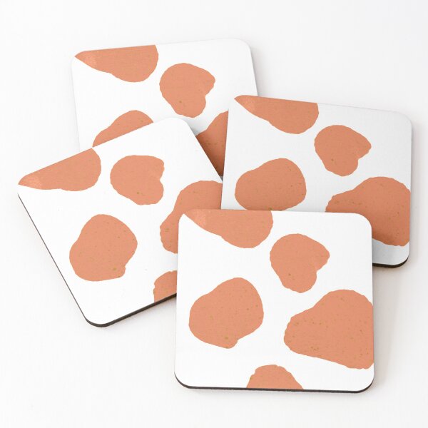 Item preview, Boho texture abstract shape giraffe spots -- orange with gold speckles designed and sold by MagicStrawberry.