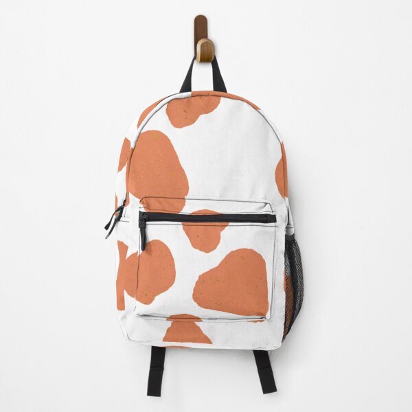 Item preview, Boho texture abstract shape giraffe spots -- orange with gold speckles designed and sold by MagicStrawberry.