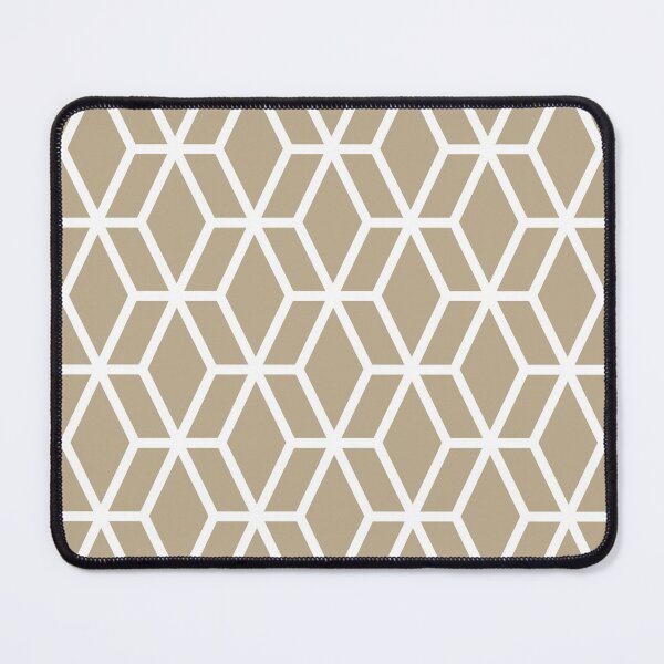 Item preview, Tan and White Tessellation Line Pattern 16 Pairs DE 2022 Trending Color Bamboo Screen DE6193 designed and sold by ColorOfTheYears.