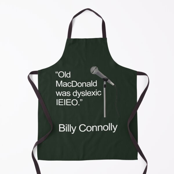 Item preview, Billy Connolly Dyslexia MacDonald Joke   designed and sold by WoodArkCo.