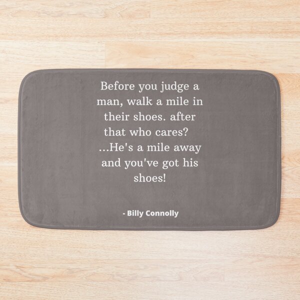 Item preview, Billy Connolly Funny Quote Framed Print   designed and sold by WoodArkCo.