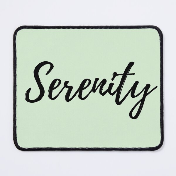 Item preview, Serenity - Word with Mint Green Background designed and sold by ActionFocus.