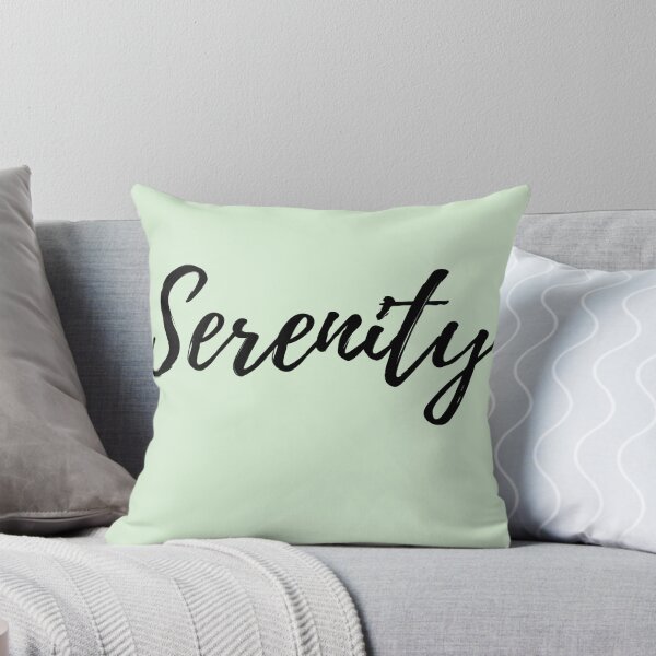 Item preview, Serenity - Word with Mint Green Background designed and sold by ActionFocus.