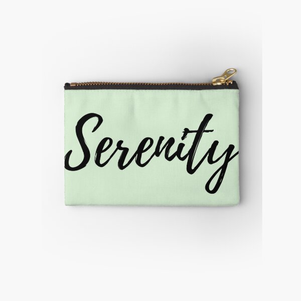 Item preview, Serenity - Word with Mint Green Background designed and sold by ActionFocus.