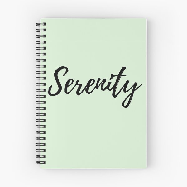 Item preview, Serenity - Word with Mint Green Background designed and sold by ActionFocus.