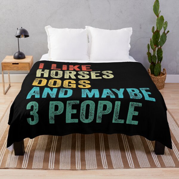Item preview, I Like Horses Dogs And Maybe 3 People designed and sold by larryscott84.