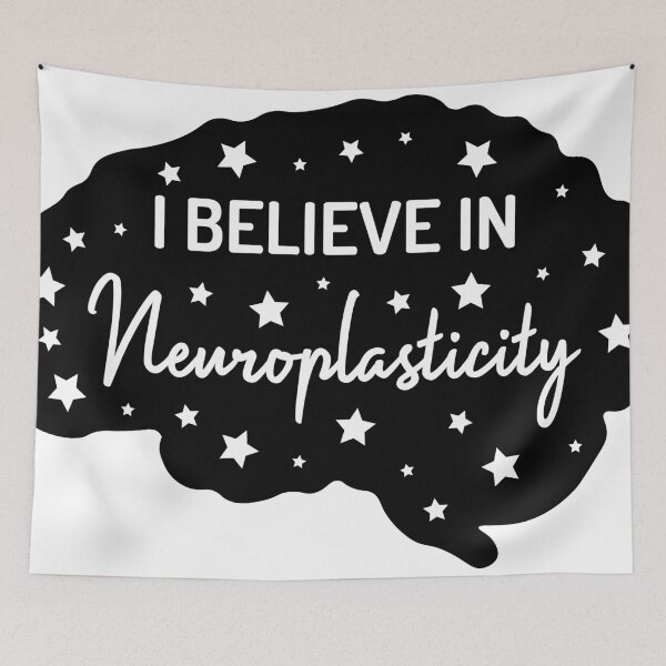 Item preview, I Believe in Neuroplasticity | Black | White designed and sold by Wintre2.