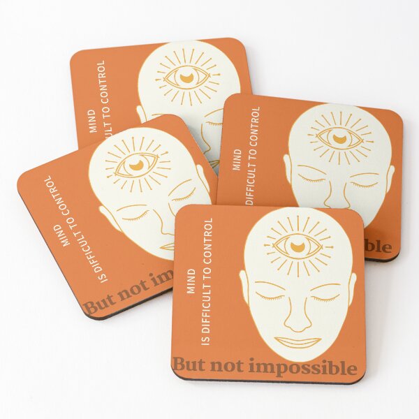 Item preview, Mind is difficult to control - embrace your spirituality  designed and sold by Shrisanjana1920.