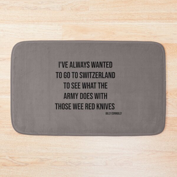 Item preview, Billy Connolly Quote - Wee Red Knives   designed and sold by WoodArkCo.