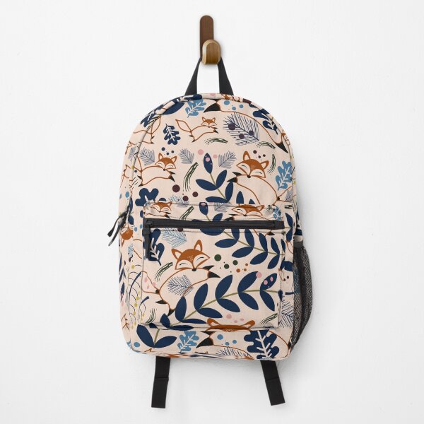 Item preview, Floral print. Nature, plants and foxes. designed and sold by Julio2701.