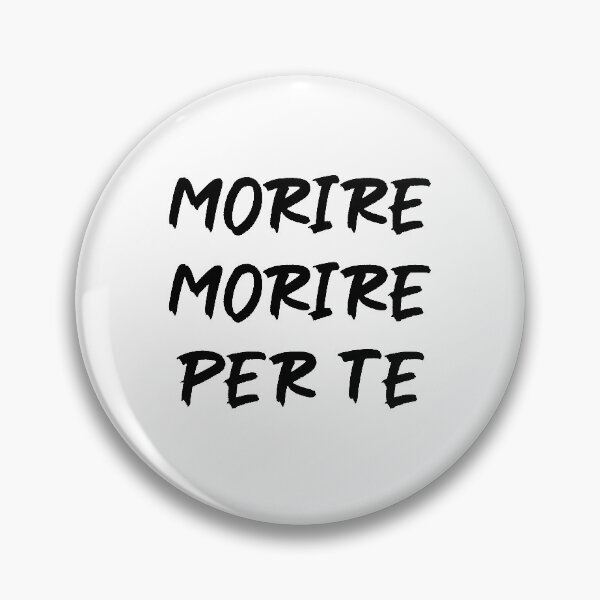 Item preview, Morire morire - Fedez designed and sold by Lyrixout.