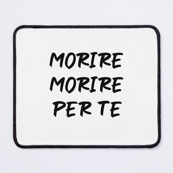 Item preview, Morire morire - Fedez designed and sold by Lyrixout.