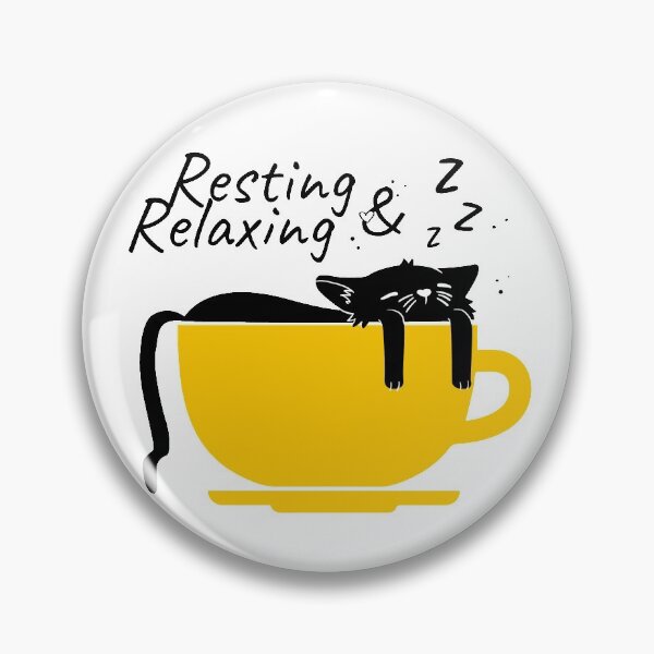 Item preview, Cat resting and relaxing in a cup designed and sold by InnaPo ⭐⭐⭐⭐⭐.