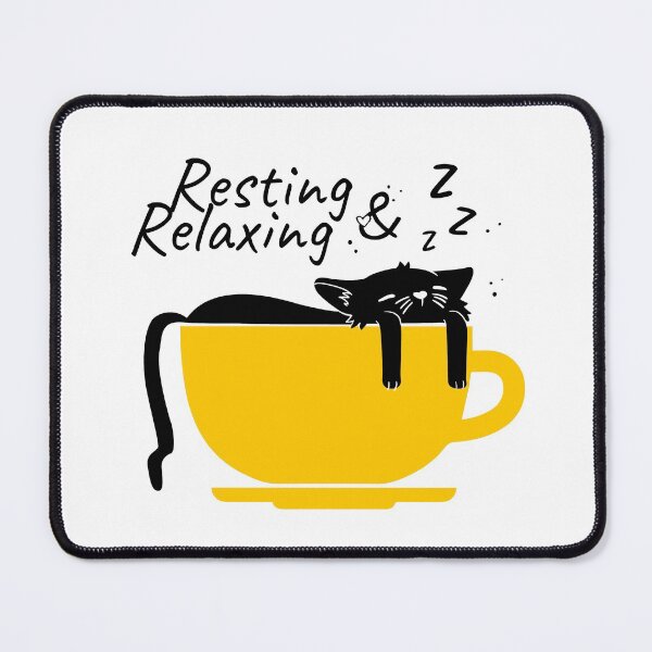 Item preview, Cat resting and relaxing in a cup designed and sold by InnaPo ⭐⭐⭐⭐⭐.