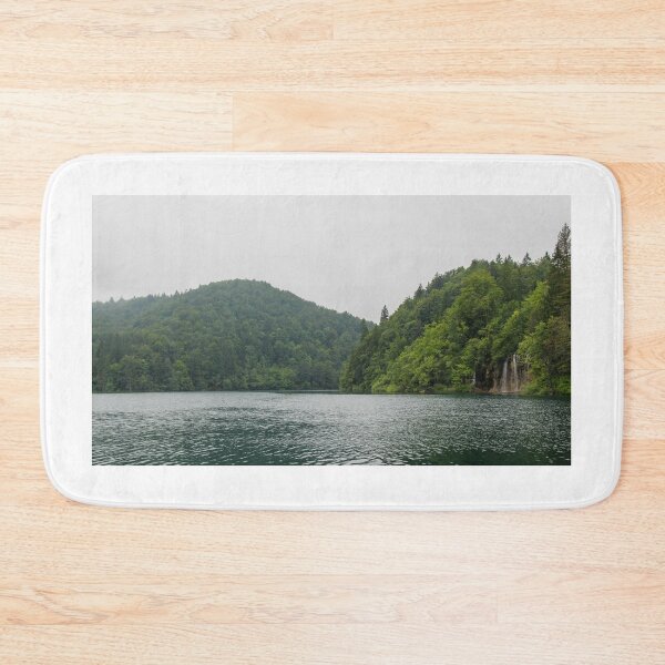 Item preview, An overcast summers day on Lake Kozjak at Plitvice Lake, Croatia designed and sold by SnapTPhotograph.