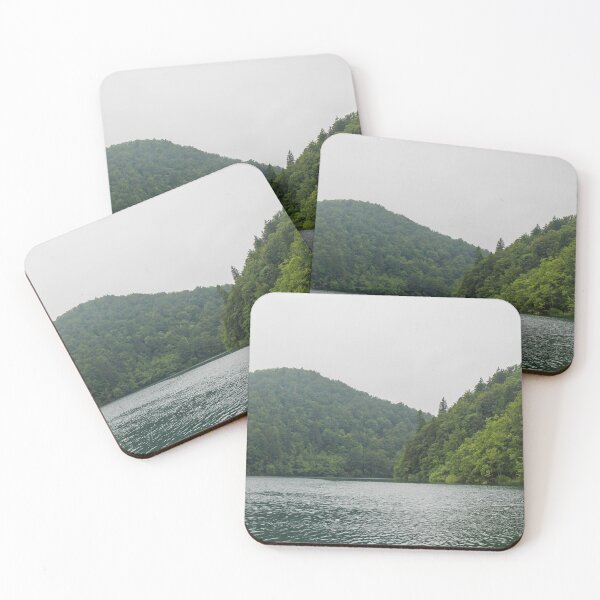 Item preview, An overcast summers day on Lake Kozjak at Plitvice Lake, Croatia designed and sold by SnapTPhotograph.