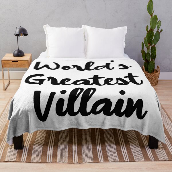 Item preview, World's Greatest Villain - Black on White designed and sold by Saanis.
