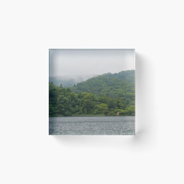 Item preview, An overcast summers day on Lake Kozjak at Plitvice Lake, Croatia designed and sold by SnapTPhotograph.