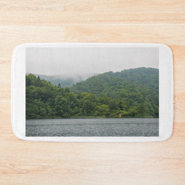 Item preview, An overcast summers day on Lake Kozjak at Plitvice Lake, Croatia designed and sold by SnapTPhotograph.