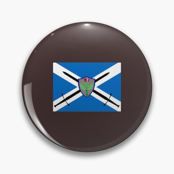 Item preview, Scottish Saltire Swords _amp_ Thistle Flag Premium Scoop  designed and sold by WoodArkCo.